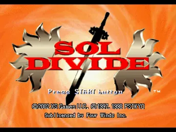 Sol Divide (JP) screen shot title